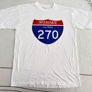 Vintage Interstate Illinois  270 Tshirt